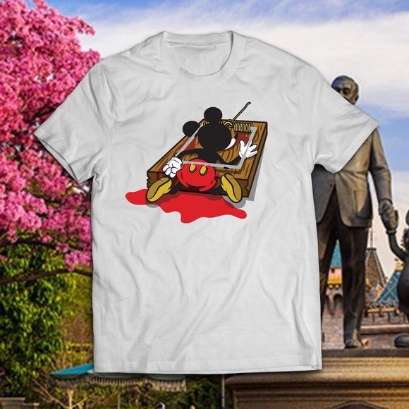 Gildan Other - Mouse Trap Mickey Cartoon Tee